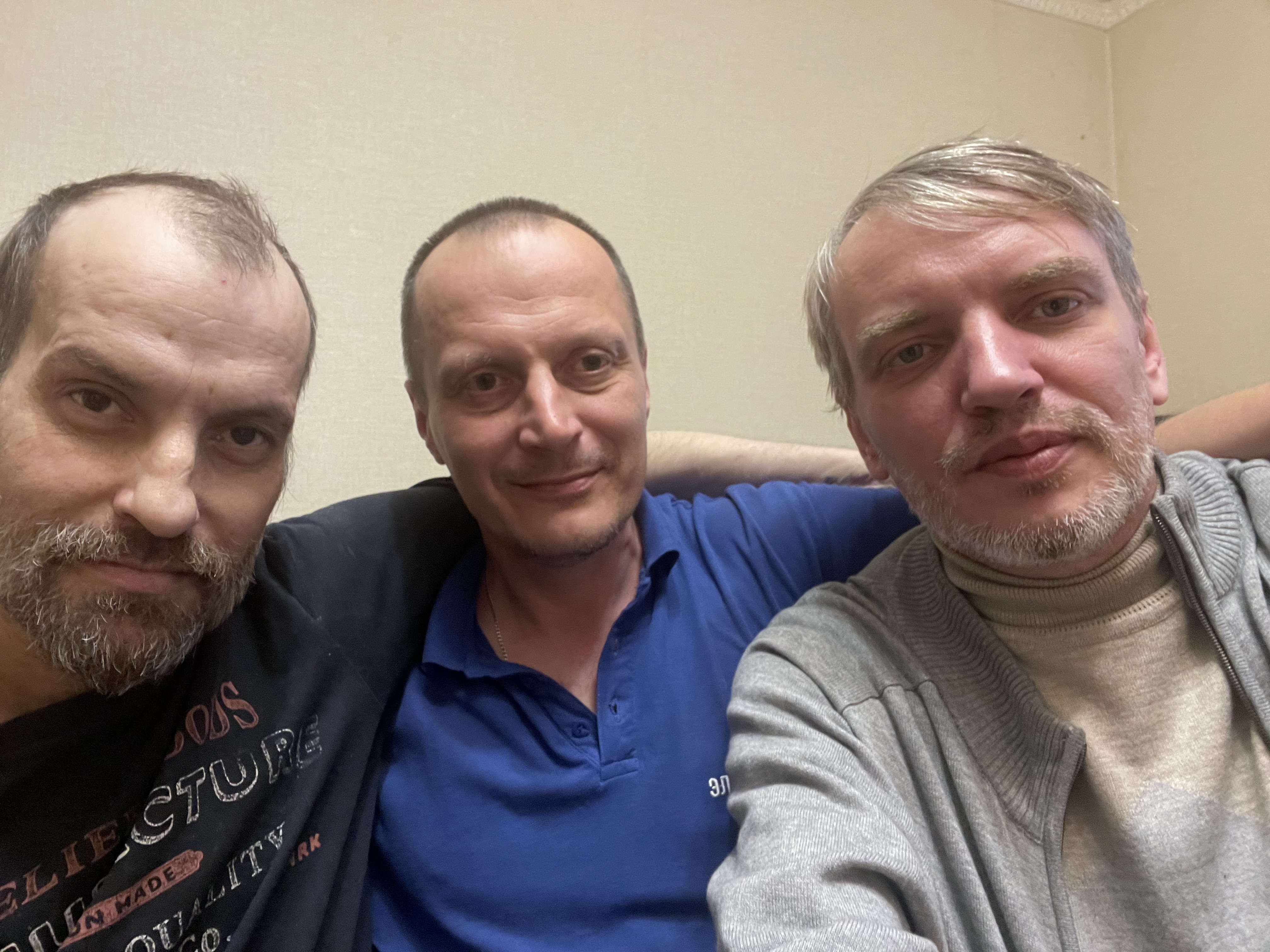 Пашка, Денис и я